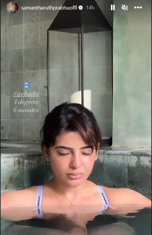 Samantha Ruth Prabhu Unwinds In Bali During Acting Break, Takes 4-degree Ice Bath