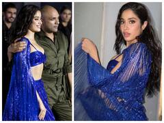 Janhvi Kapoor Turns Showstopper For Gaurav Gupta At ICW 2023, Shines In An Electric Blue Dress