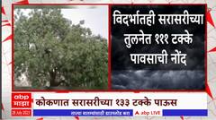 Maharashtra Rain Update : महाराष्ट्रावर वरुणराजा प्रसन्न, कोणत्या जिल्ह्यात किती पाऊस?