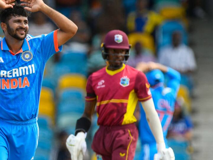 IND vs WI West Indies team all out on 114 runs and made 4th lowest ODI total at their home ground IND vs WI: भारत के खिलाफ पहले वनडे में 114 रनों पर सिमटी वेस्टइंडीज़, दर्ज हुआ ये शर्मनाक रिकॉर्ड