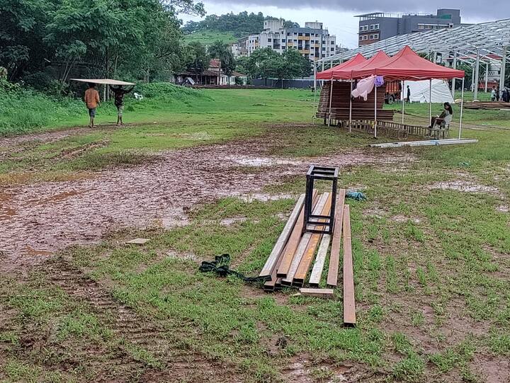 भव्य मंडप घातला जात आहे. सोबतच सुरक्षिततेची संपूर्ण काळजी घेतली जाणार आहे.