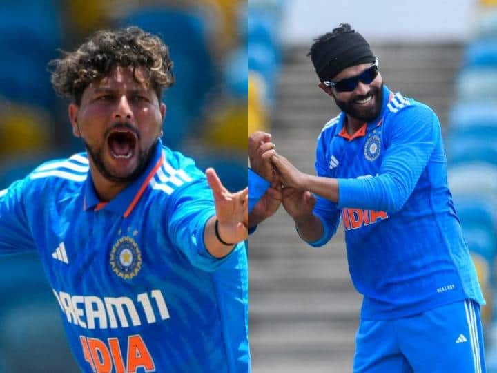 IND vs WI: Jadeja-Kuldeep pair did a big feat, became the first Indian spin pair to do so IND vs WI: જાડેજા-કુલદીપની જોડીએ કર્યું મોટું કારનામું, આવું કરનારી પ્રથમ ભારતીય સ્પિન જોડી બની