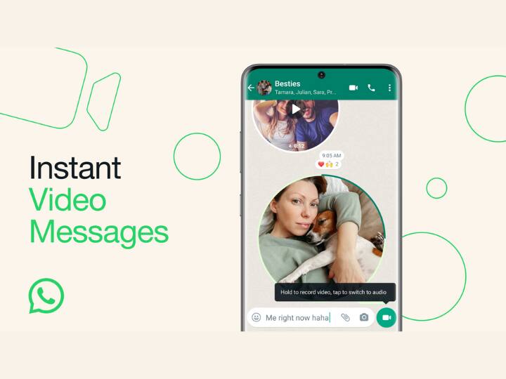WhatsApp roles out Instant Video Message Feature here is how you can record video in the chat WhatsApp में एड हुआ इंस्टेंट वीडियो मैसेज फीचर, अब बिना Gallery खोले सीधे भेज पाएंगे क्लिप