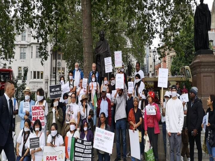 Silent protest march held in London over Manipur violence all you need to know London Protest: லண்டனில் எதிரொலித்த மணிப்பூர் விவகாரம்..பழங்குடி பெண்களுக்காக போராட்டத்தில் குதித்த மனித உரிமைகள் அமைப்பு