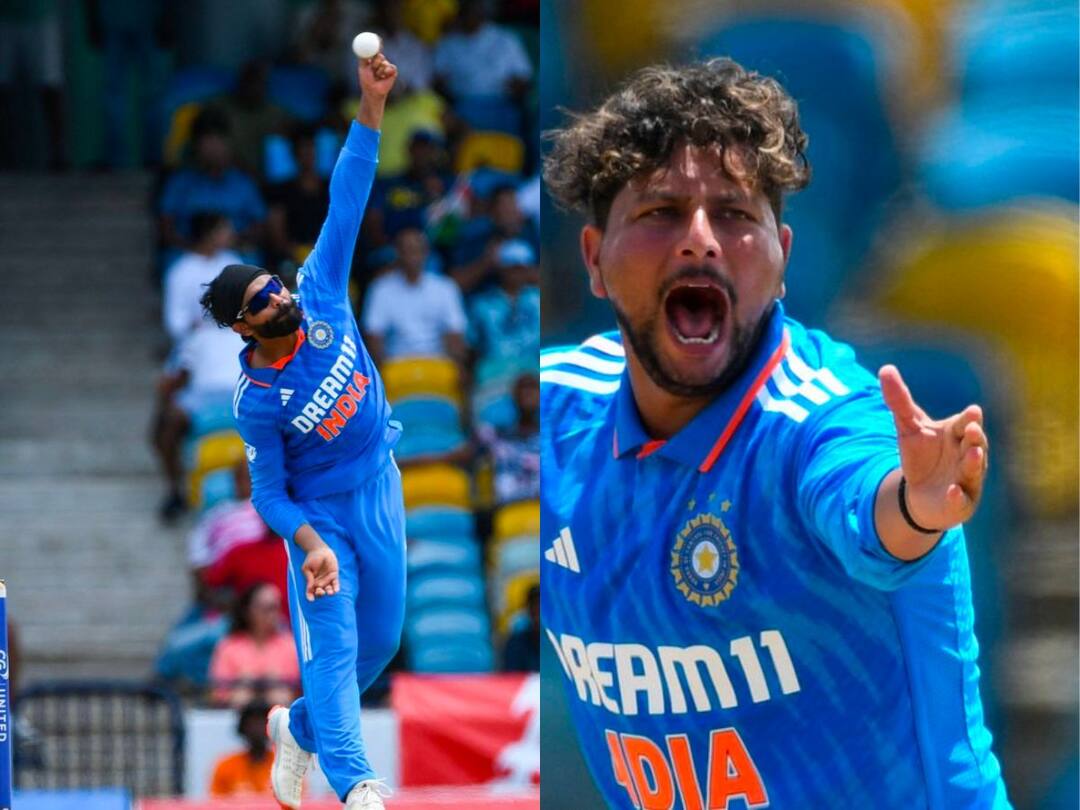 India vs West Indies ODI: Left-Arm Spinners Kuldeep Yadav And Ravindra Jadeja Create Unique Record India vs West Indies ODI: Left-Arm Spinners Kuldeep Yadav And Ravindra Jadeja Create Unique Record India vs West Indies ODI: Left-Arm Spinners Kuldeep Yadav And Ravindra Jadeja Create Unique Record