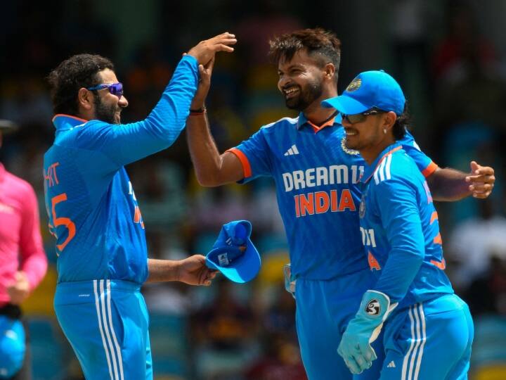 IND vs WI: Team India beat West Indies for 9th consecutive time in ODIs know what other records were made in match IND vs WI: टीम इंडिया ने वेस्टइंडीज को वनडे में लगातार 9वीं बार दी मात, जानें मैच में बने और कौन-कौन से रिकॉर्ड