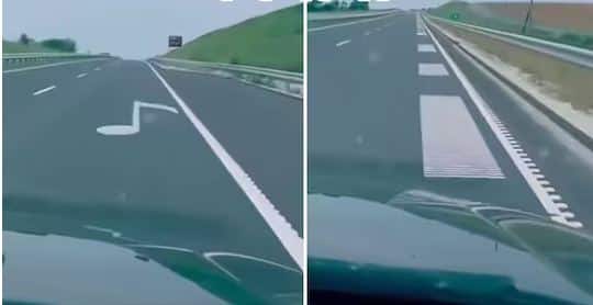 musical road hungary music playing on road viral video Viral Video: ਅਨੋਖਾ 'ਮਿਊਜ਼ੀਕਲ ਰੋਡ'! ਸੜਕ 'ਤੇ ਗੱਡੀ ਚਲਾਉਣ 'ਤੇ ਵਜਦਾ ਹੈ ਸੰਗੀਤ