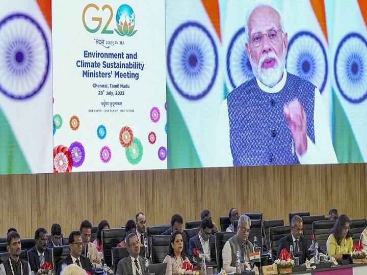 PM Modi says India at forefront in taking action on biodiversity conservation and protection PM Modi: பல்லுயிர் பாதுகாப்பு நடவடிக்கையில் இந்தியா முன்னிலை..ஜி 20 சுற்றுச்சுழல் மாநாட்டில் பிரதமர் மோடி  பெருமிதம்
