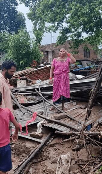 यवतमाळमध्ये अतिवृष्टी, 254 घरांची पडझड