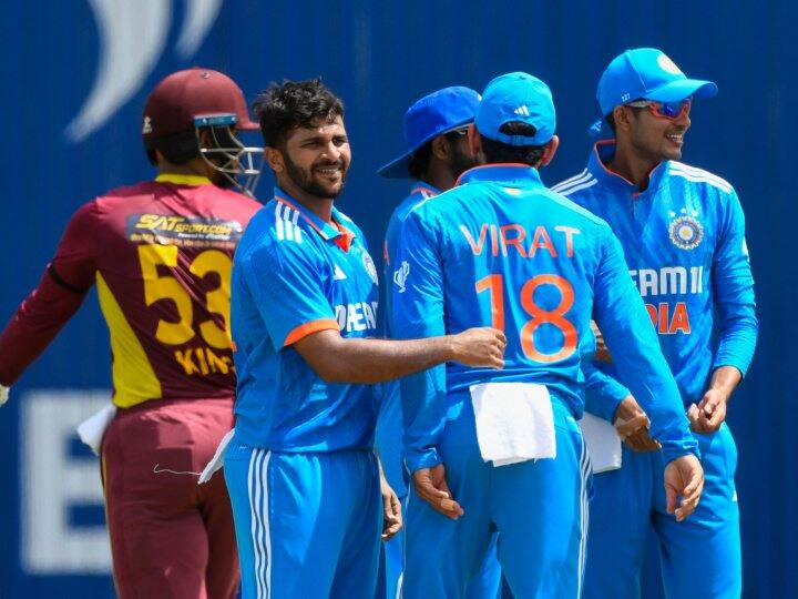 India vs West Indies 2nd ODI Probable Playing 11 rohit sharma Bridgetown Barbados IND vs WI: भारत-वेस्टइंडीज के बीच बारबाडोस में खेला जाएगा दूसरा वनडे, प्लेइंग इलेवन में देखें क्या हो सकता है बदलाव