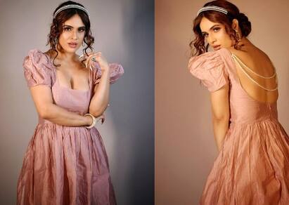 Neha Malik: પિંક વન પીસમાં નેહા મલિકનો કાતિલ અંદાજ વાયરલ, જુઓ તસવીરો