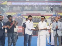 Mayor Radhakrishnan Hockey Stadium: புனரமைக்கப்பட்ட ஹாக்கி ஸ்டேடியத்தை திறந்து வைத்தார் முதலமைச்சர் மு.க.ஸ்டாலின்..புகைப்படங்கள் இதோ..!