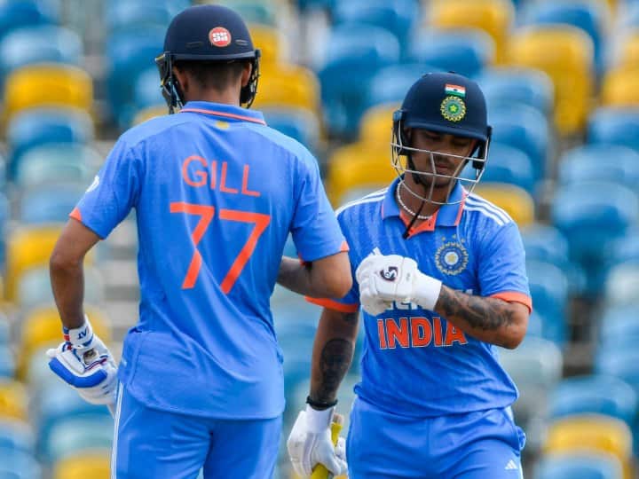 India vs West Indies Rain stops play 2nd ODI Latest Update Bridgetown Barbados IND vs WI: भारत-वेस्टइंडीज के बीच दूसरे वनडे में बारिश का खलल, पढ़ें मैच को लेकर क्या है लेटेस्ट अपडेट