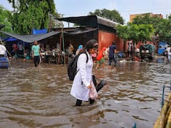 Rajasthan: Heavy Waterlogging Witnessed In Jaipur After Incessant Rainfall
