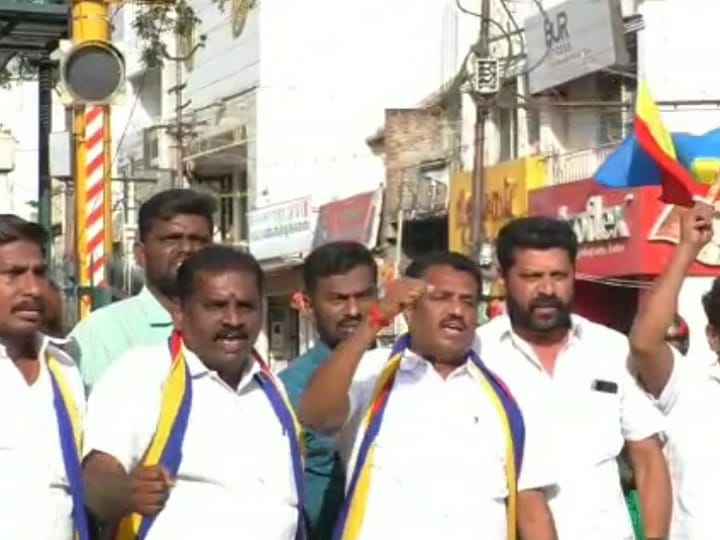 அன்புமணி கைதுக்கு கண்டனம்; கரூரில் பாட்டாளி மக்கள் கட்சியினர் ஆர்ப்பாட்டம்