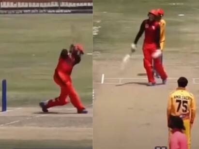 Afghan batter smashes 48 runs in one over in Kabul Premier League 48 Runs In Over: ஏய்.. எப்புட்றா..? ஒரே ஓவரில் 7 சிக்சர்கள்...! காபூல் பிரிமீயர் லீக்கில் நடந்த அதிசயம்..!