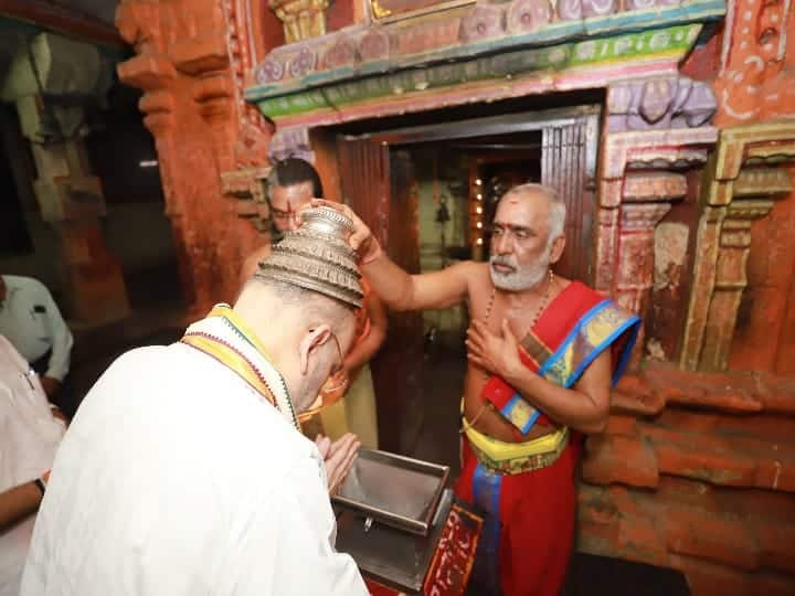 Minister Amit shah darshan of Sami at Rameswaram and some interesting for Annamalai rally TNN ராமேஸ்வரத்தில் அமைச்சர் அமித்ஷா சாமி தரிசனம்; அண்ணாமலைக்கு கொடுத்த அசைமெண்ட்கள் - நடைபயணத்தில் சுவாரஸ்யம்