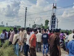 अमरोहा में हाईटेंशन तार की चपेट में ताजिया आने से हुआ बड़ा हादसा, दो की मौत, 52 अन्य झुलसे