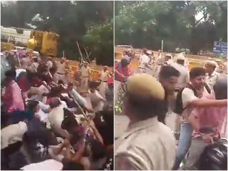 Muharram Procession In Delhi Violence In Nangloi 10 Cops Injured Vehicles Damaged In Stone-Pelting Clash With Delhi Police 10 Cops Injured, Vehicles Damaged In Stone-Pelting, Clash During Muharram Procession In West Delhi