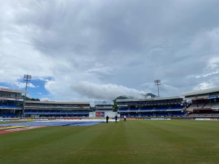 india vs west indies 2nd odi rain in bridgetown barbados weather report IND vs WI: भारत-वेस्टइंडीज के दूसरे वनडे पर छाए काले बादल, बारिश को लेकर पढ़ें ताजा अपडेट