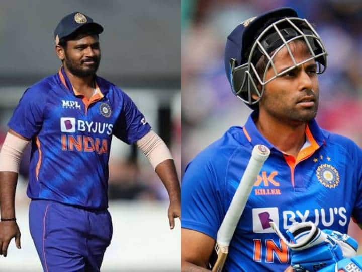 IND vs WI: सूर्यकुमार यादव की बजाए क्यों दिया जाना चाहिए संजू सैमसन को मौका? लाजवाब है रिकॉर्ड India vs West Indies Why should Sanju Samson be given a chance instead of Suryakumar Yadav Look At Both Player Record In Last 10 Innings IND vs WI: सूर्यकुमार यादव की बजाए क्यों दिया जाना चाहिए संजू सैमसन को मौका? लाजवाब है रिकॉर्ड