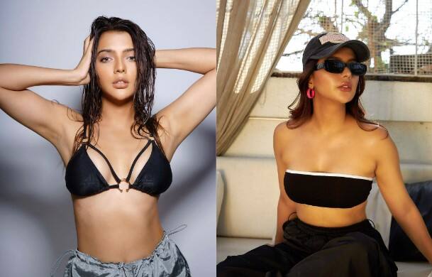 Ruhi singh: બ્લેક બ્રાલેટમાં એક્ટ્રેસ રુહી સિંહનો કાતિલ અંદાજ, જુઓ બોલ્ડ તસવીરો