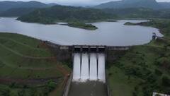 Amravati Dam: मेळघटातील धरणाचे 4 दरवाजे उघडले; पाहा विहंगम दृश्यं