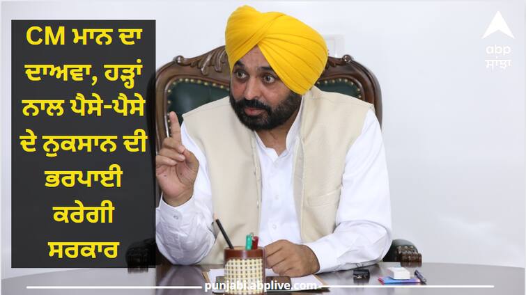 CM Bhagwant Mann claim the government will compensate the loss of money due to floods, questions started to arise on Girdavari by August 15 Flood in Punjab:  ਸੀਐਮ ਭਗਵੰਤ ਮਾਨ ਦਾ ਦਾਅਵਾ, ਹੜ੍ਹਾਂ ਨਾਲ ਪੈਸੇ-ਪੈਸੇ ਦੇ ਨੁਕਸਾਨ ਦੀ ਭਰਪਾਈ ਕਰੇਗੀ ਸਰਕਾਰ, 15 ਅਗਸਤ ਤੱਕ ਗਿਰਦਾਵਰੀ 'ਤੇ ਉੱਠਣ ਲੱਗੇ ਸਵਾਲ