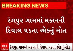 Mehsana Wall Collapse| મકાનની દિવાલ ધડામ કરતા ધરાશાયી થતા એક વ્યકિતનું મોત, જુઓ વીડિયો