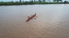 Sangli: कृष्णा नदीपात्रात होड्यांच्या शर्यतीचा थरार