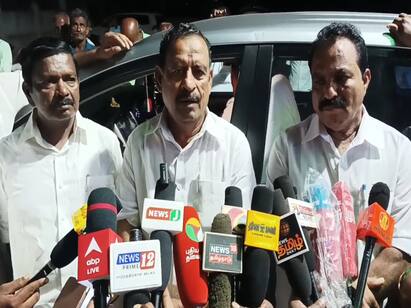 AIADMK O. S. Manian said DMK is afraid of the enforcement department ஈடியை பார்த்து இடி விழுந்தது போல் அஞ்சுகின்றனர் திமுகவினர் -  ஓ.எஸ்.மணியன் எம்எல்ஏ பேச்சு!
