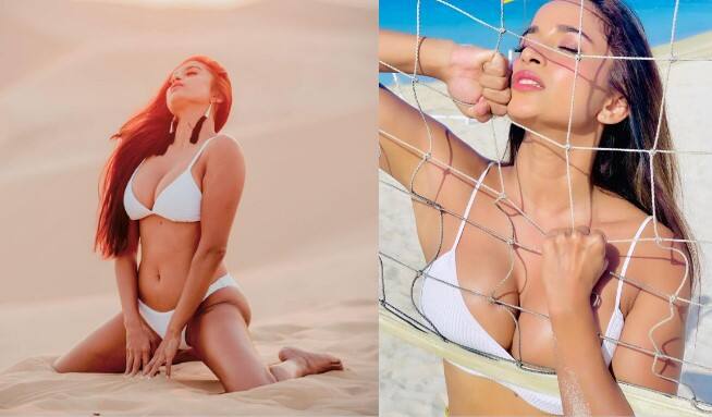 ફિલ્મ 'ઈન્ટર ધ ગર્લ ડ્રેગન'થી ડેબ્યૂ કરનાર અભિનેત્રી પૂજા ભાલેકર પોતાની બોલ્ડ તસવીરોથી ઈન્ટરનેટ પર આગ લગાવે છે. પૂજાની તસવીરો સોશિયલ મીડિયમાં વાયરલ થાય છે.