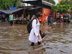 लगातार बारिश से राजधानी जयपुर हुआ पानी-पानी, कई जगह जलजमाव, रेल यातायात पर पड़ा असर