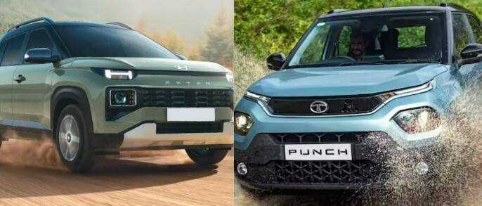 Hyundai Exter Vs Punch: Which Is The Better Small SUV — Engine, Features, Prices, And More Compared Hyundai Exter Vs Punch: હ્યુંડાઈ એક્સટર અને ટાટા પંચમાં કઈ SUV છે શાનદાર, જાણો  એન્જિન, ફીચર્સ, કિંમત વિશે