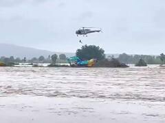Indian Air Force Conducts Rescue Operation In Flood-Hit Telangana As Godavari In Spate: IN PICS