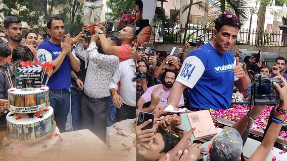 Sonu Sood Birthday Celebrations : ముంబైలో అభిమాన సందోహం మధ్య సోనూ బర్త్ డే | ABP Desam
