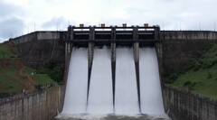 Amravati Dam: मेळघटातील धरणाचे 4 दरवाजे उघडले; पाहा विहंगम दृश्यं