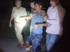 कानपुर देहात में पुलिस से मुठभेड़ के बाद बदमाश गिरफ्तार, कोर्ट में पेशी के दौरान हुआ था फरार