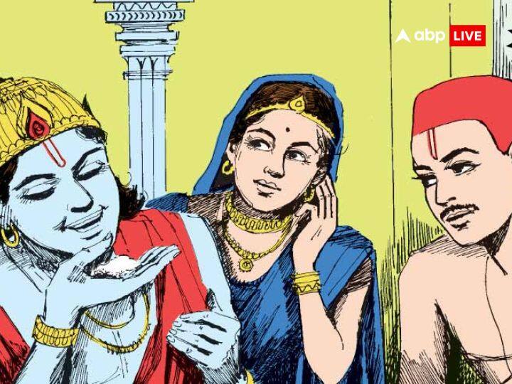जैसे ही तीसरी मुट्ठी चावल खाने को श्री कृष्ण ने हाथ बढ़ाया उनका हाथ उनकी पटरानी रुक्मणी ने थाम लिया. सभी लोग विस्मय से रुकमणी को देखने लगे, कि आखिर उन्होंने ऐसा क्यों किया. तब रुक्मणी ने कहा प्रभु आपने दो मुट्ठी में 2 लोक तो दान कर दिए हैं. अब तीसरा मत कीजिए, वरना हम सब और आपकी प्रजा कहां जाएंगे. इस पर कृष्ण रुक गए और सुदामा को प्रेम पूर्वक उनके घर के लिए, वस्त्र आभूषण के साथ विदा किया.