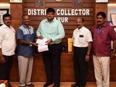 கணினி வாங்க தனது சம்பளத்தில் இருந்து ரூ.15 ஆயிரம் வழங்கிய ஆட்சியர் - கரூரில் நெகிழ்ச்சி