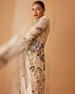 Athiya Shetty Walks The Ramp For Anamika Khanna At India Couture Week - See Pics