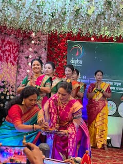 Shravanrang 2023: ‘श्रावणरंग - 2023' मंगळागौर स्पर्धेत मणिकर्णिका ग्रुपने पटकावला प्रथम क्रमांक; 23 ग्रुप्सने घेतला होता सहभाग