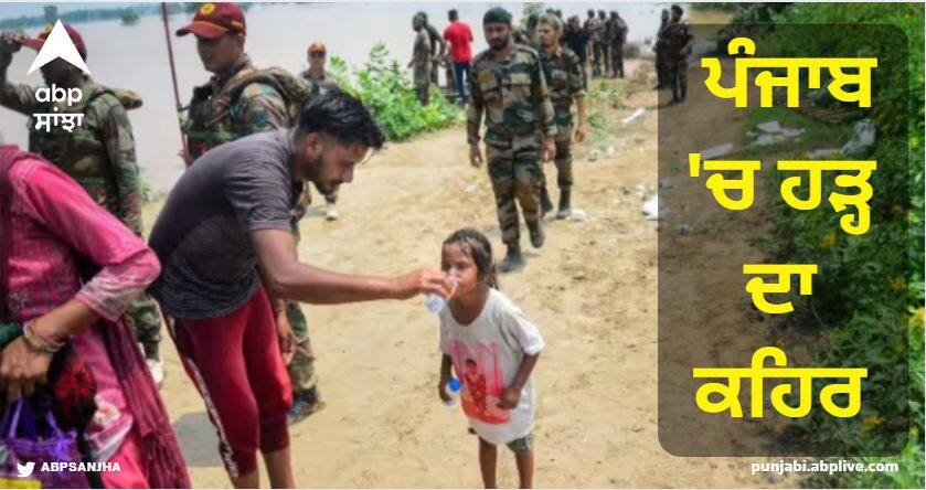 Flood wreaks havoc in Punjab, many houses built near Indo-Pak border destroyed, crops destroyed Punjab Flood: ਪੰਜਾਬ 'ਚ ਹੜ੍ਹ ਦਾ ਕਹਿਰ, ਭਾਰਤ-ਪਾਕਿ ਸਰਹੱਦ ਨੇੜੇ ਬਣੇ ਕਈ ਹੋਏ ਘਰ ਤਬਾਹ, ਫਸਲ ਬਰਬਾਦ, ਹੜ੍ਹਾਂ ਤੋਂ 19 ਜ਼ਿਲ੍ਹੇ ਪ੍ਰਭਾਵਿਤ, 44 ਲੋਕਾਂ ਦੀ ਮੌਤ