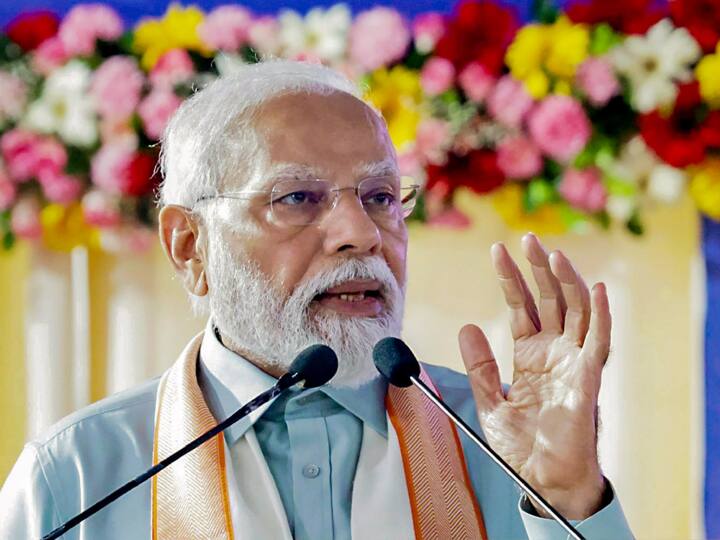 PM Modi On BJP March in Jaipur Attacks Congress Ashok Gehlot 'बेटियों के मान में चलो...', पीएम मोदी का राजस्थान की अशोक गहलोत सरकार पर बड़ा हमला