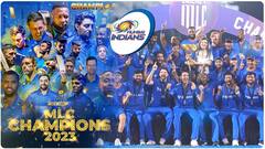 MI New York Wins Inaugural Major League Cricket T20: అక్కడ కూడా ముంబయి డామినేషనే..!