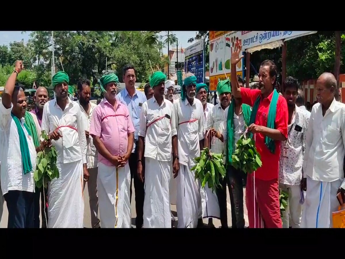 விளை நிலங்களை அழித்தால் எதிர்காலத்தில் மனிதர்கள்  மாடுகளை போல் தழைகளை உண்ணுவார்கள் - விவசாயிகள்