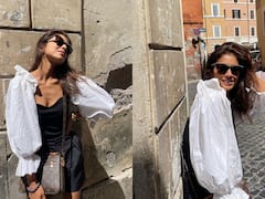 Shriya Saran : ரோம் நகரில் வளம் வரும் நடிகை ஸ்ரேயா சரண்!