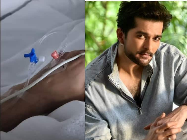 bigg boss fame raqesh bapat hospitalised shares picture on social media Raqesh Bapat Hospitalised: बिग बॉस फेम राकेश बापट रुग्णालयात दाखल; फोटो शेअर करत दिली चाहत्यांना माहिती