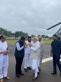  PM Modi Pune visit: पंतप्रधान नरेंद्र मोदी पुण्यनगरीत दाखल; मुख्यमंत्री, उपमुख्यमंत्र्यांकडून मोदींचं स्वागत