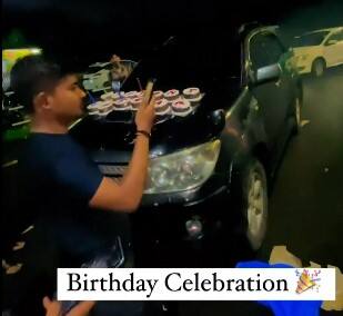 Birthday celebration by blocking public road in surat police register complaint Surat: જાહેર રસ્તાને બ્લોક કરી કારના બોનેટ પર 12થી વધુ કેક કાપી, જાણો પોલીસે શું પગલા લીધા ?